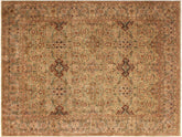 handmade Traditional  Lt. Green Lt. Green Hand Knotted RECTANGLE 100% WOOL area rug 9x12
